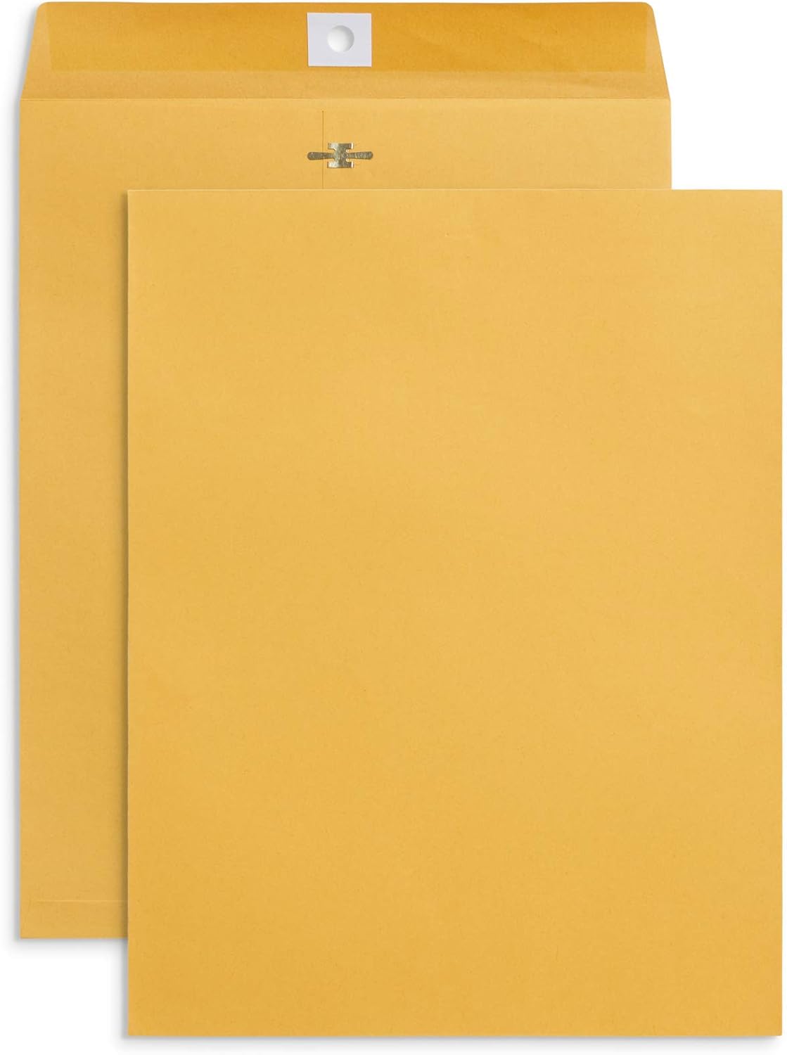 Blue Summit Supplies 100 10” x 13” Clasp Envelopes with Gummed Seal, Large Clasp Mailing Envelopes Made From 28lb Kraft Paper, For Mailing Larger Papers or Magazine, Bulk 100 Pack