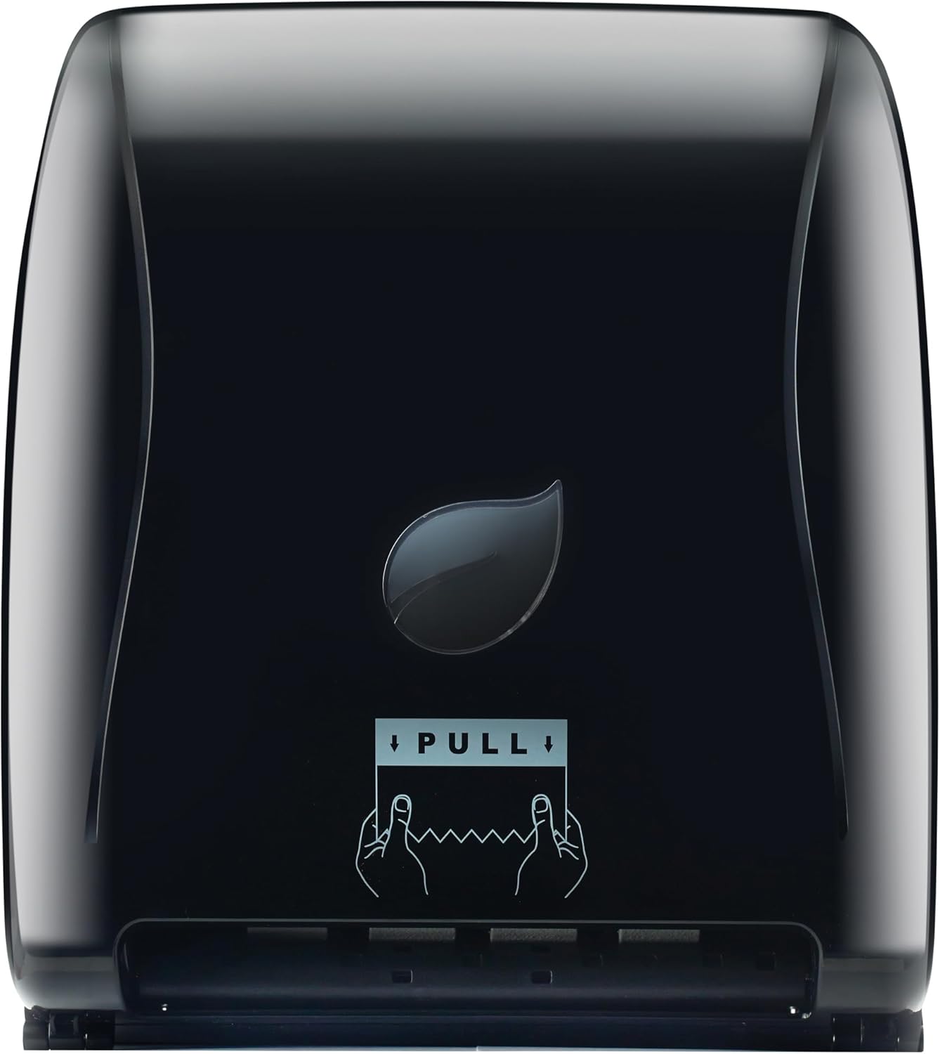 Winco TDAC-8K Commercial Wall Mount Paper Towel Dispenser, Auto-Cut 9" Sheets, Black