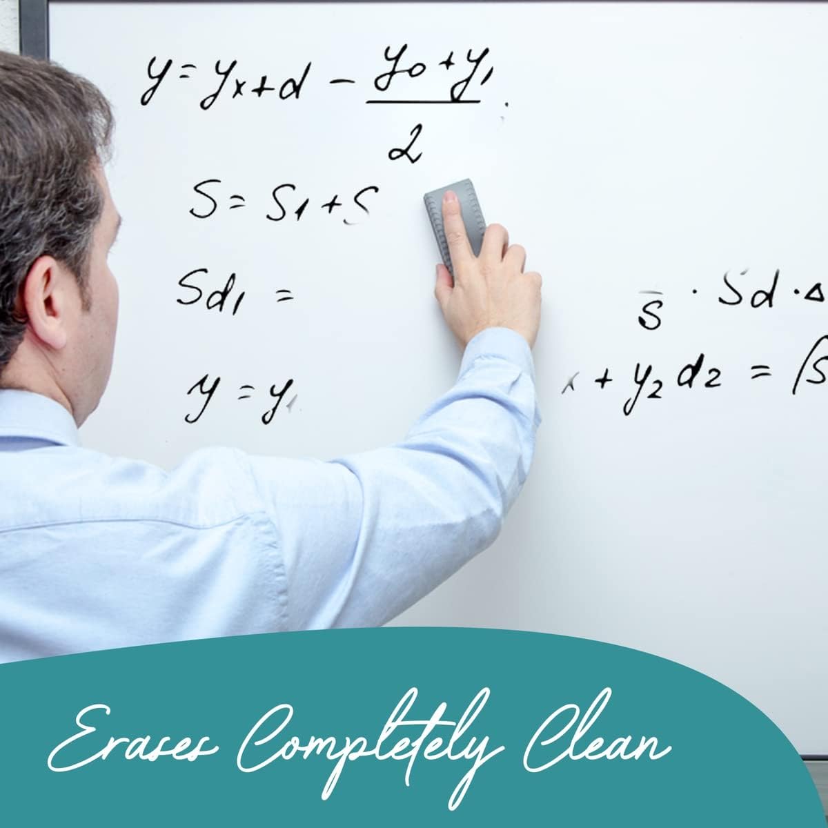 Dry Erase Markers chisel Tip, Whiteboard Markers 8 Pack Assorted Colors, White Board Marker Dry Erase, Low Odor White Board Marker for Teachers and Students