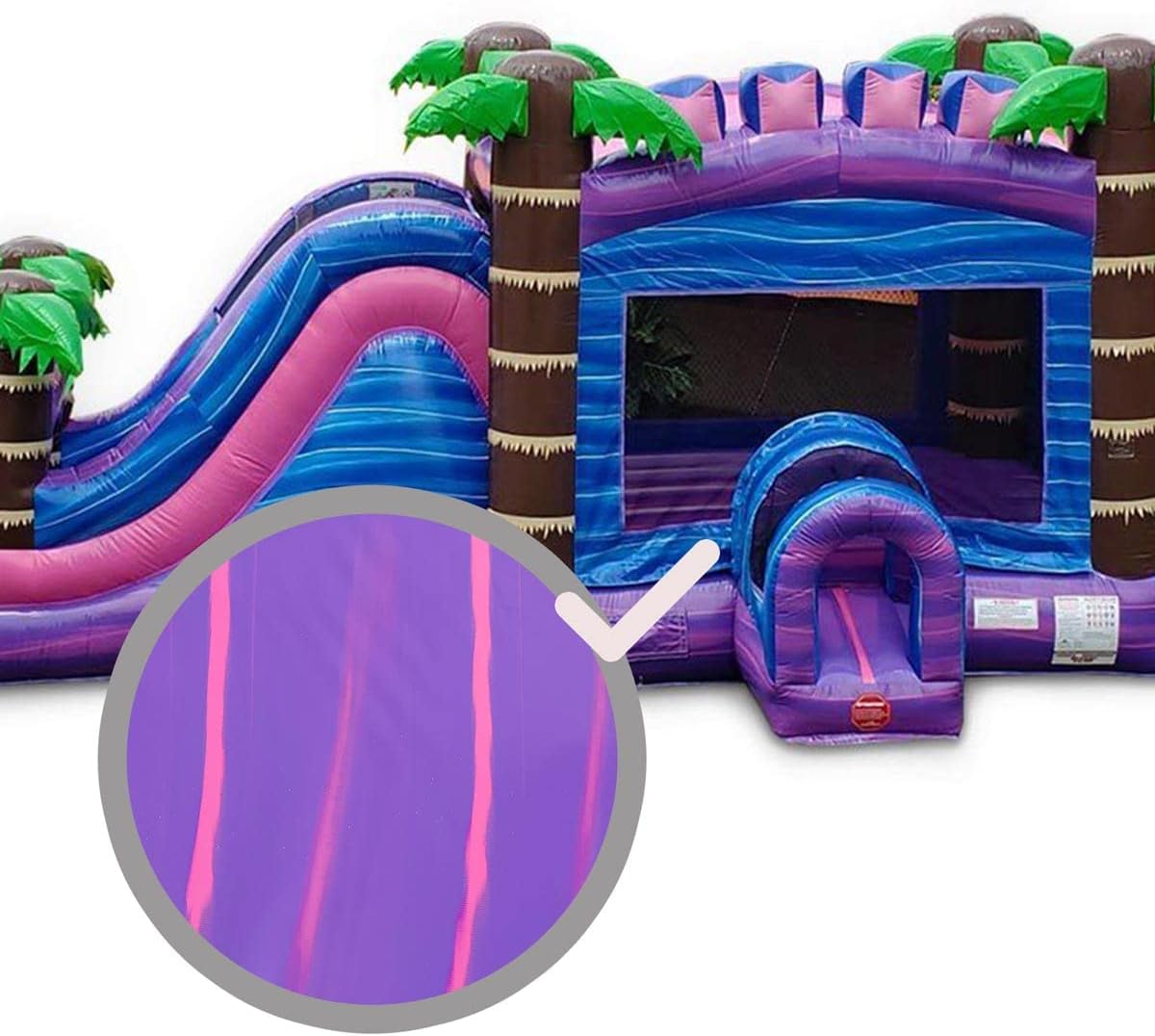 SX-69 Vinyl Repair Kit | Inflatable Bounce House Repair Kit | Includes 4 Ounce Adhesive and Vinyl Roll | for Flexible, Waterproof Repairs of Tears, Punctures, and Holes