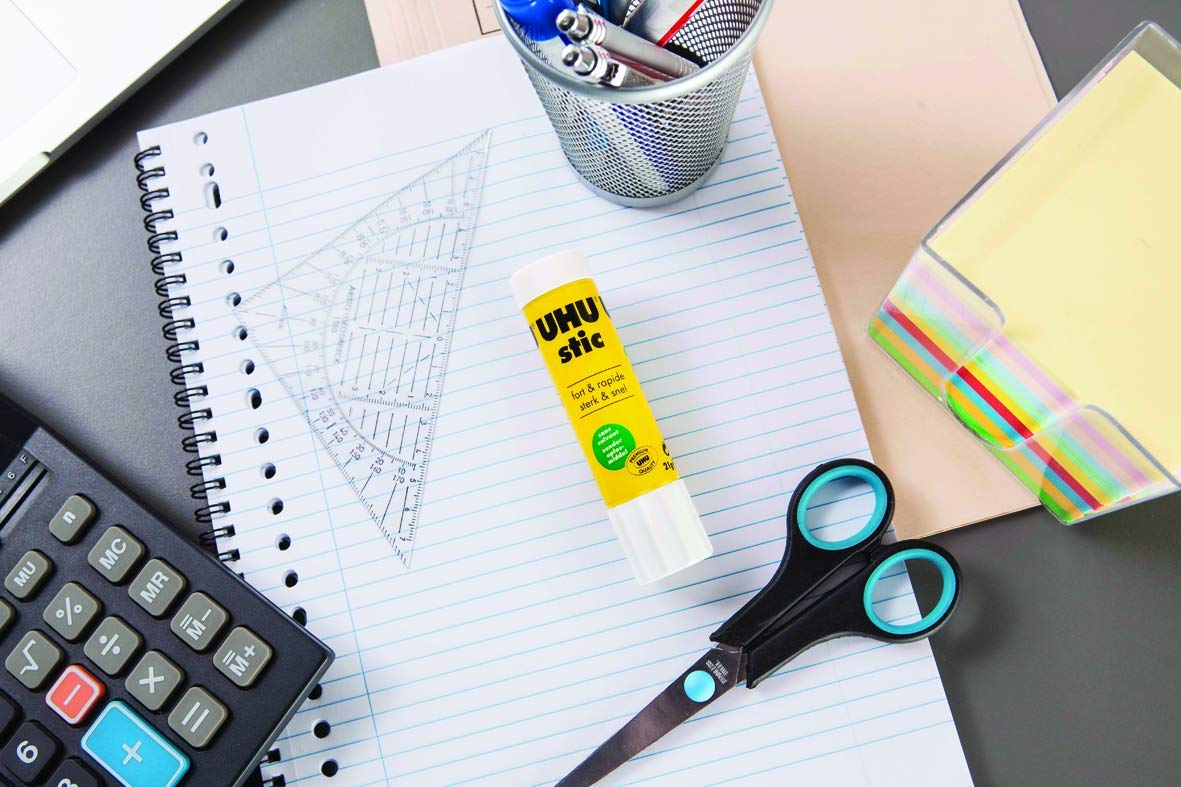 Uhu Stic, All Purpose Glue Stick, Washable, Permanent, for School, Crafts, Scrapbooking, Pack of 24 .29 oz Sticks, 99648