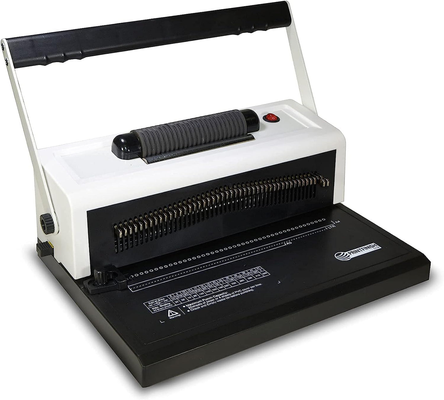 PPE S25A Coilbind Coil Punch & Binding Machine Free Crimper & 8mm Plastic COILS Box of 100pcs