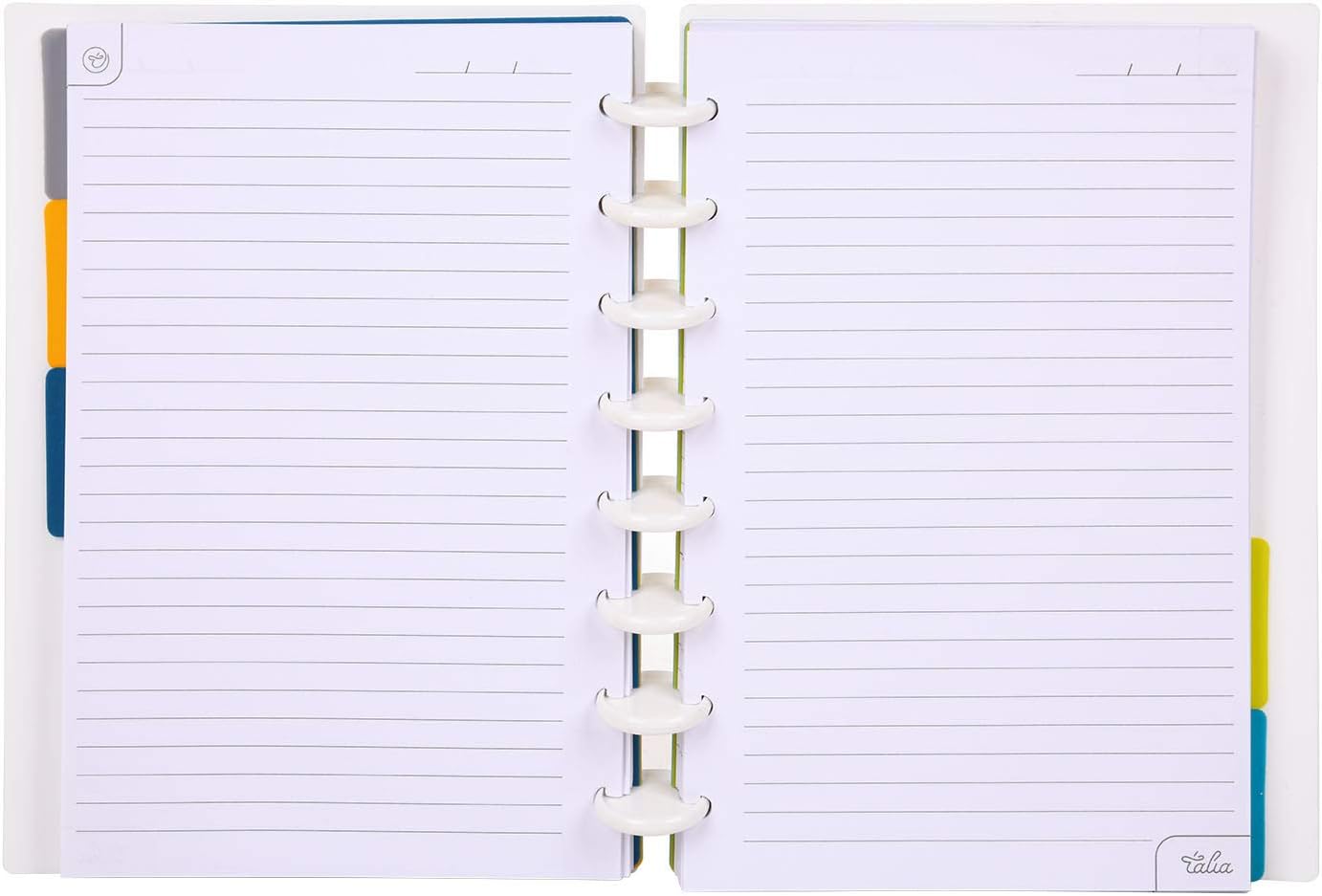 Talia Discbound Notebooks, Planner, Customizable, (xLuxe Purple, Junior (5.5in x 8.5in))