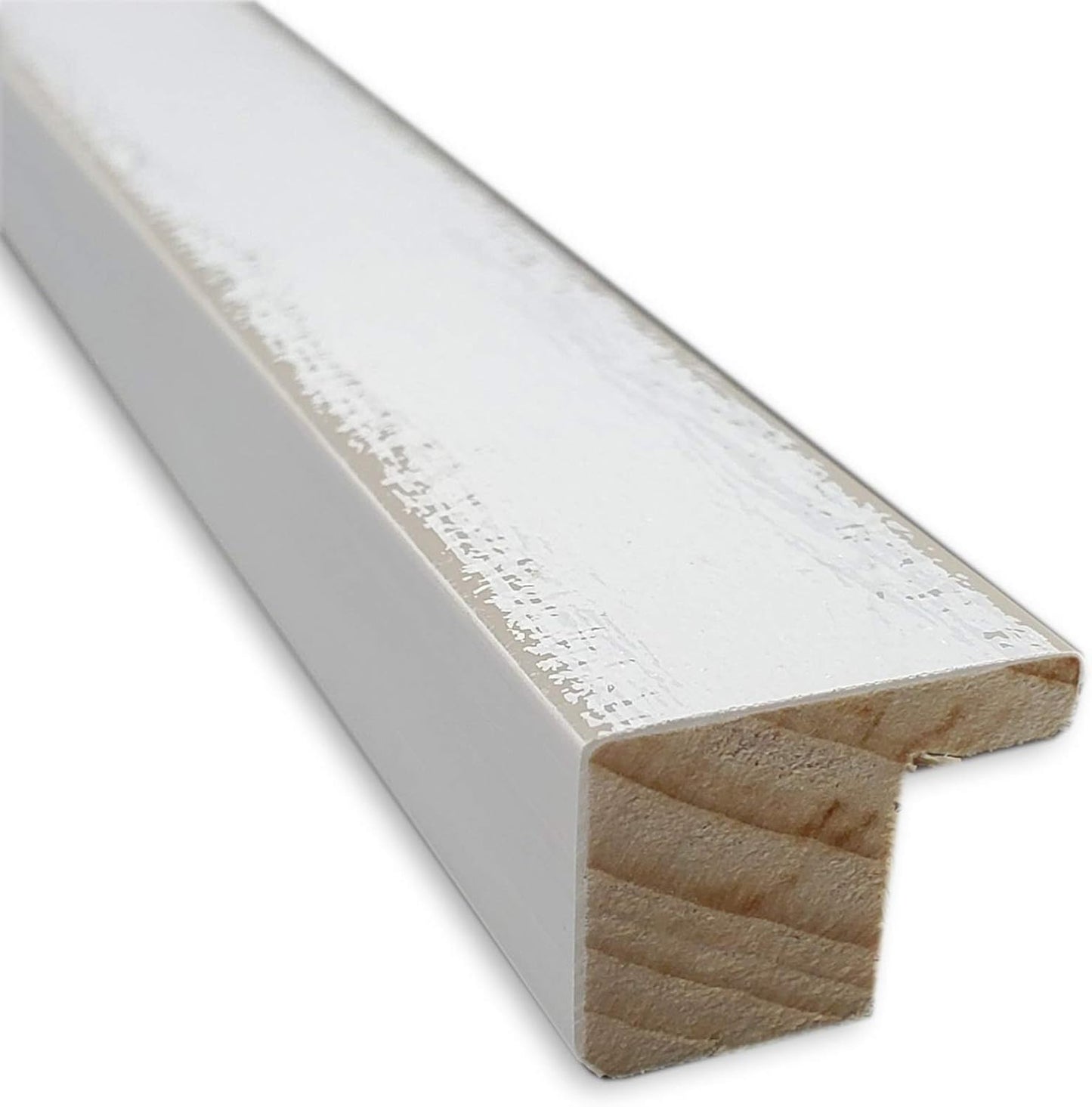 Amanti Art Natural Cork Board for Wall, 19x39 Vision Board with White Frame, Large Corkboard Office Decor for Home Organization, Country Rustic Corkboard Pinboard to Display Items for Home