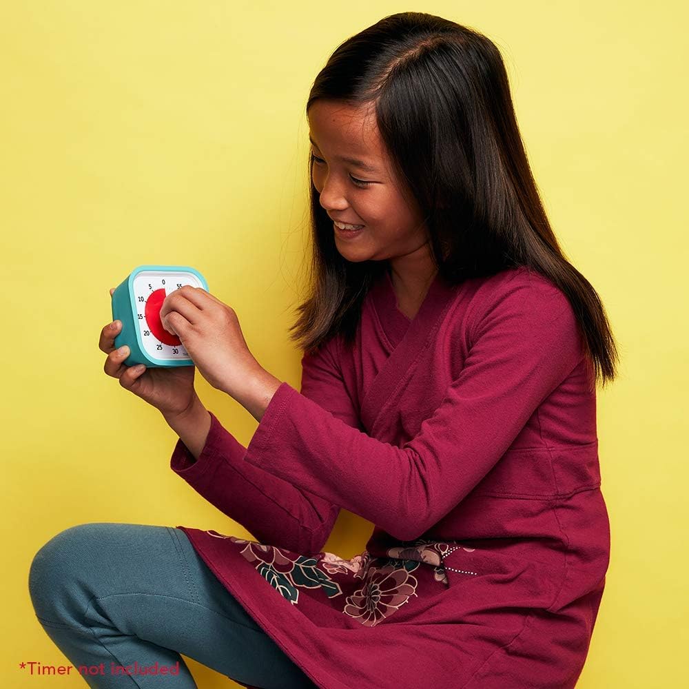 Time Timer Soft Silicone Removable Cover — Compatible with MOD Visual Timer — For Classroom Learning, Elementary Teachers Desk Clock, Homeschool Study Tool and Office Meetings (Sky Blue)