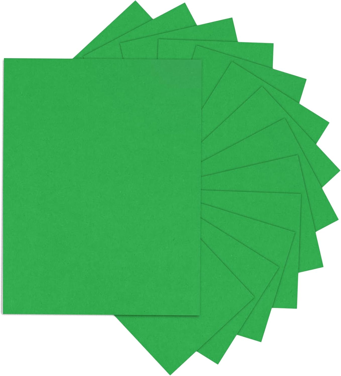 Forest Green Cardstock 8.5 x 11 Thick Printer Paper, Goefun 24 Sheets 80lb Green Card Stock Paper for Christmas Cards Making, Invitations and Craft