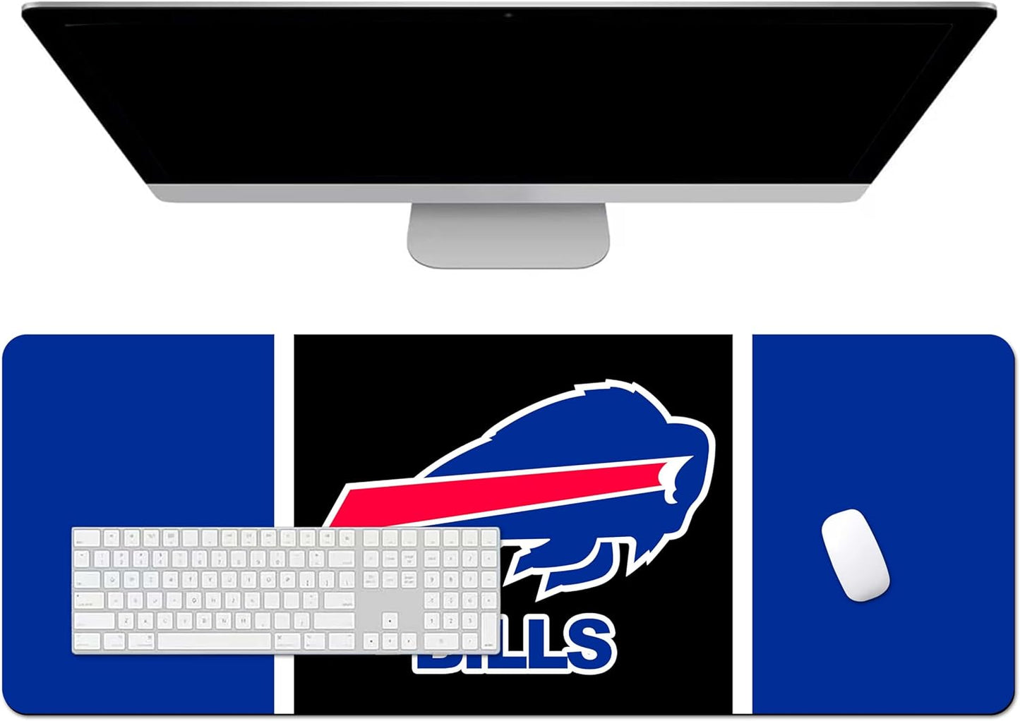 XXL Professional Gaming Mouse Pad, Large Computer Keyboard Mouse Mat Desk Pad with Non-Slip Base and Stitched Edge for Home Office Gaming Work, Extended Mouse Pad Desk Accessories