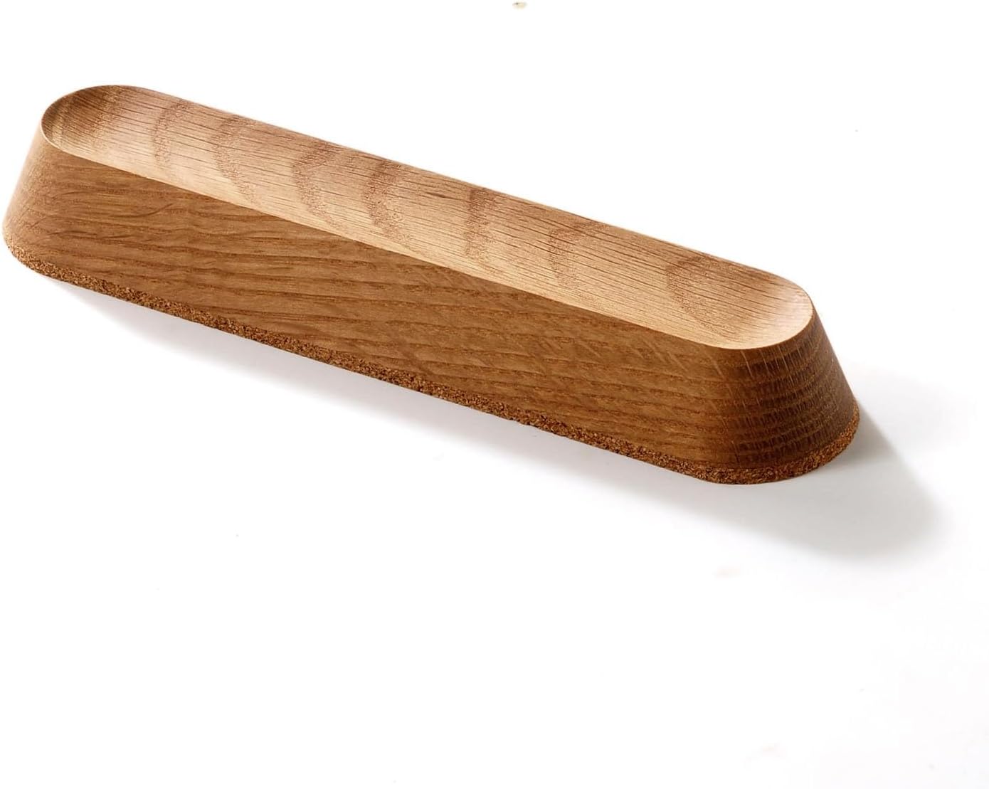 Wood Pen Tray – Handmade Walnut Desk Organizer, Minimalist Pen Holder for Office, Home, Gift(MODEL-2-OAK)