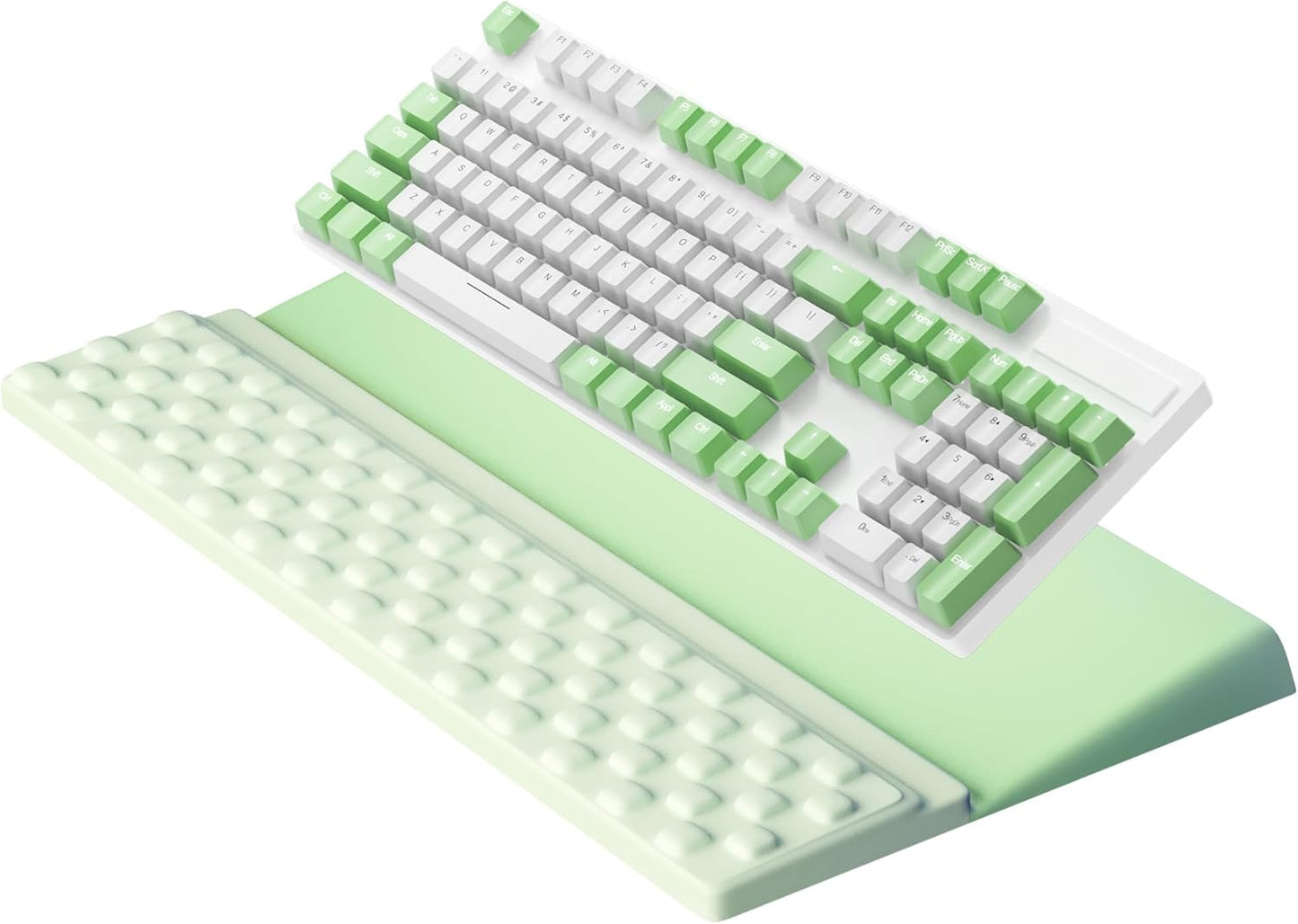 Ospelelf Keyboard Wrist Rest Comfortable Ergonomic Keyboard Stand Riser Holder Pad for Office Home