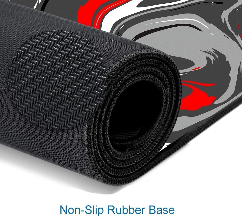 Large Mouse Pad for Desk - Gaming Mouse Pad with Stitched Edges, Anti-Slip Base, Desk Pad for Keyboard and Mouse