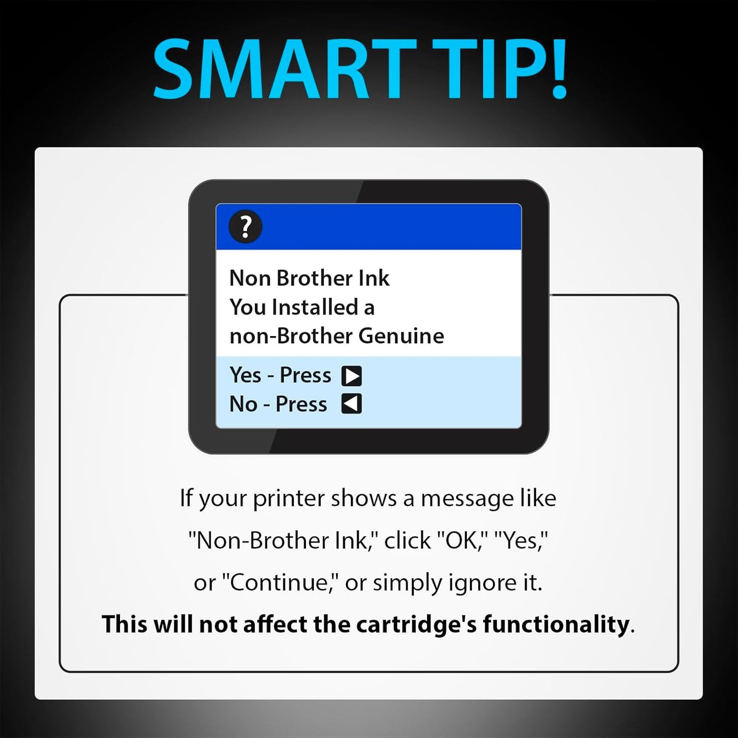 Smart Ink Compatible Ink Cartridges Replacement for Brother LC406 XL LC406XL for Brother Printer MFC-J4335DW MFC-J4535DW MFC-J5855DW MFC-J6555DW MFC-J4345DW XL (4 Pack, Black, Cyan, Magenta, Yellow)