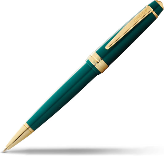 Cross Bailey Light Refillable Ballpoint Pen Presented in a Everyday Gift Box - Medium Point, Black Ink, Polished Green