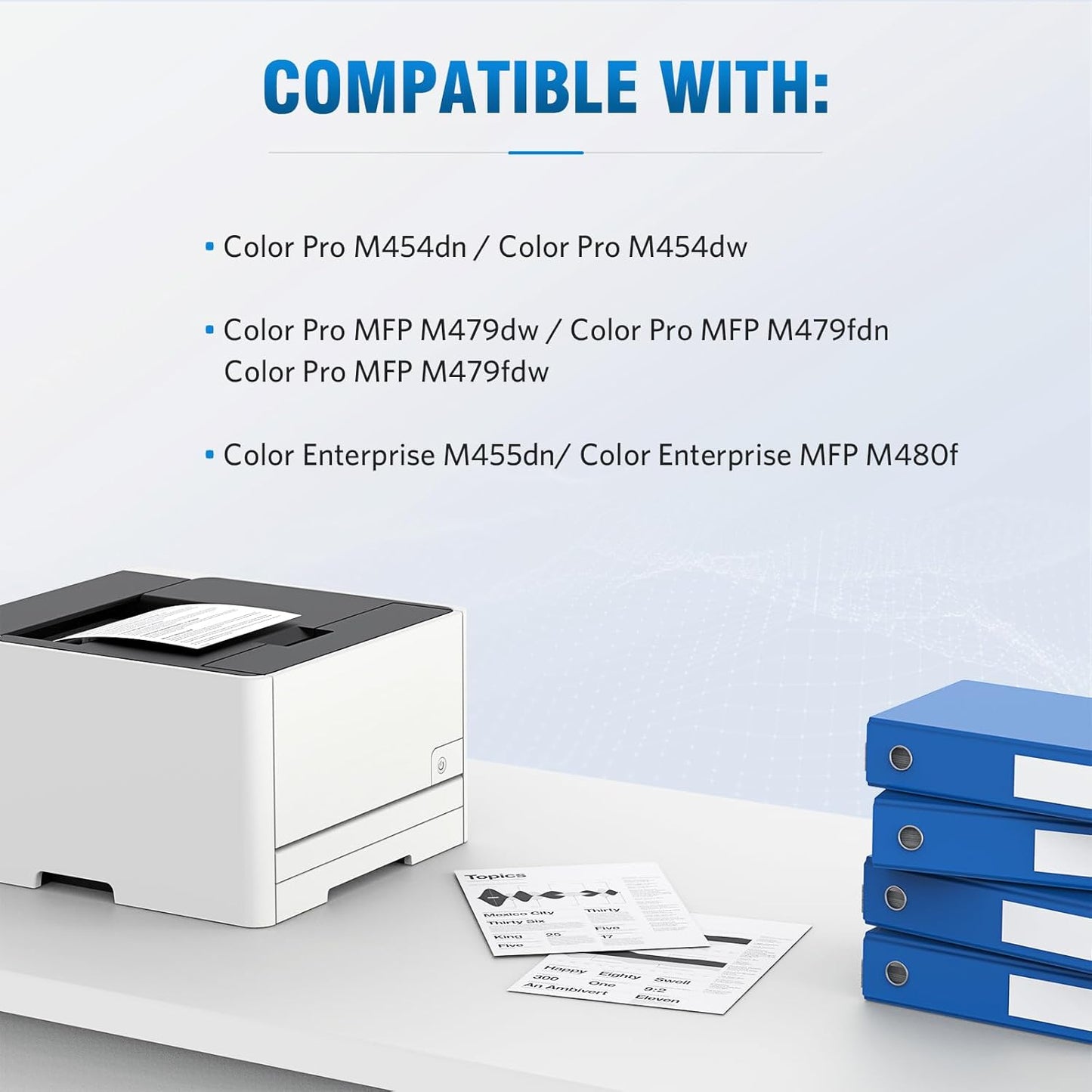 414A Compatible Toner Cartridge Replacement for HP 414A W2023A 414X W2023X Works with M454 M454dw M454dn MFP M479 M479fdw M479fdn M479dw M455dn M480f Printer W2023A (1 Magenta)