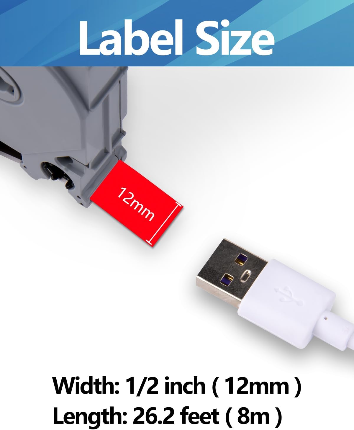 Weemay 3 Pack TZe435 12mm White on Red Laminated Label Tape Compatible with Brother Label Maker Tape TZe-435 TZe 435 TZ-435 TZ435 for PTouch PTD210 PTD220 PTH110BP PTD410 PTD600 Printer, 0.47" x 26.2'