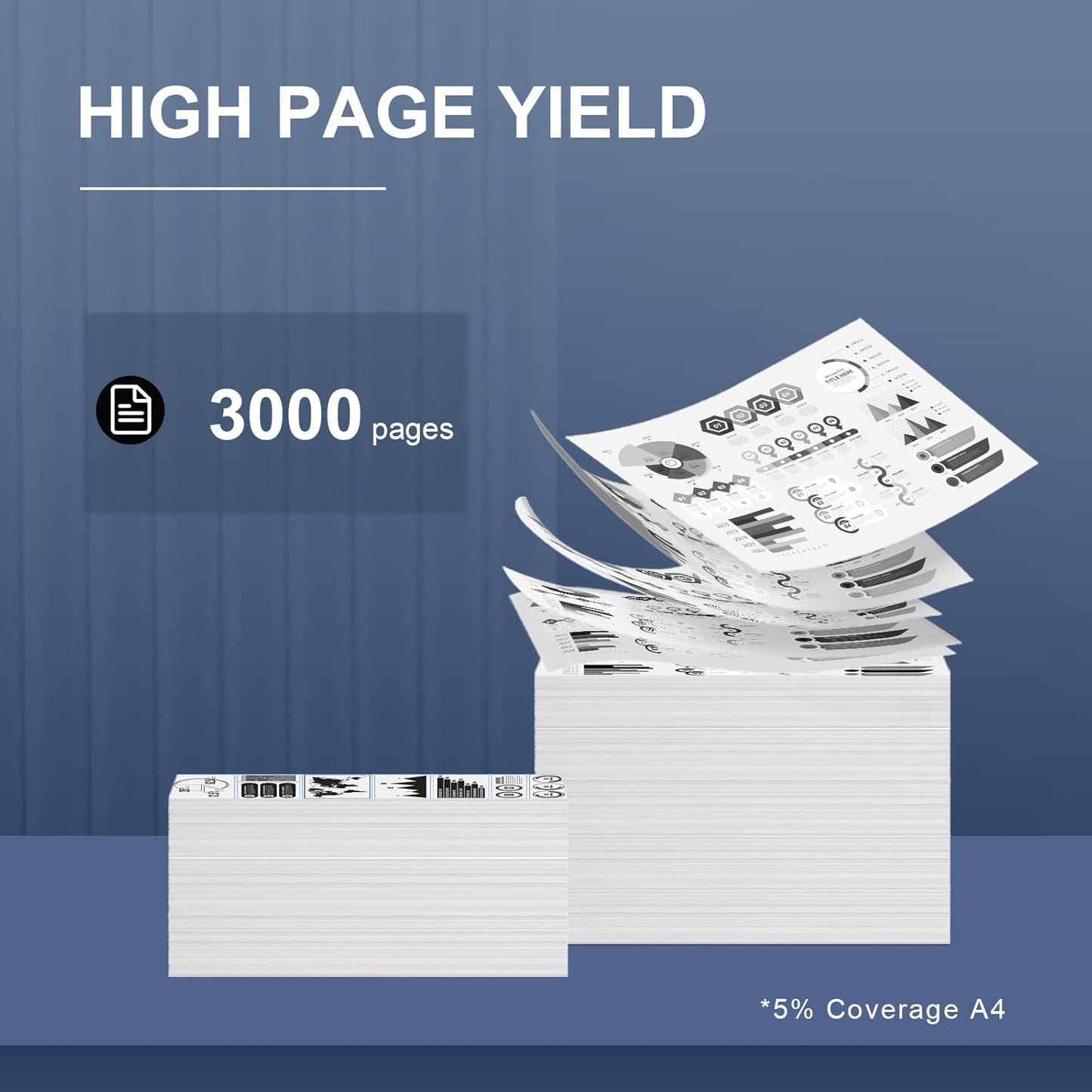 Comatible TN760 Toner Cartridges Replacement for Brother TN760 TN-760 TN730 TN-730 TN 760 Toner Use with MFC-L2710DW MFC-L2750DW HL-L2350DW DCP-L2550DW HL-L2395DW HL-L2370DW HL-L2390DW Toner Cartridge