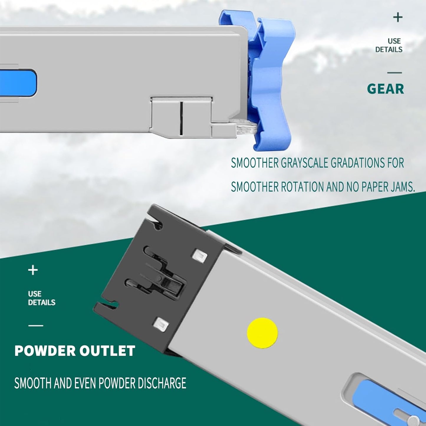 High Yield W9190MC W9040MC W9041MC W9042MC W9043MC Toner Cartridge W9191MC W9192MC W9193MC Toner Cartridge Compatible for Color MFP E77822 E77825 E77830 Printer.4-Pack (Black Cyan Yellow Magenta)