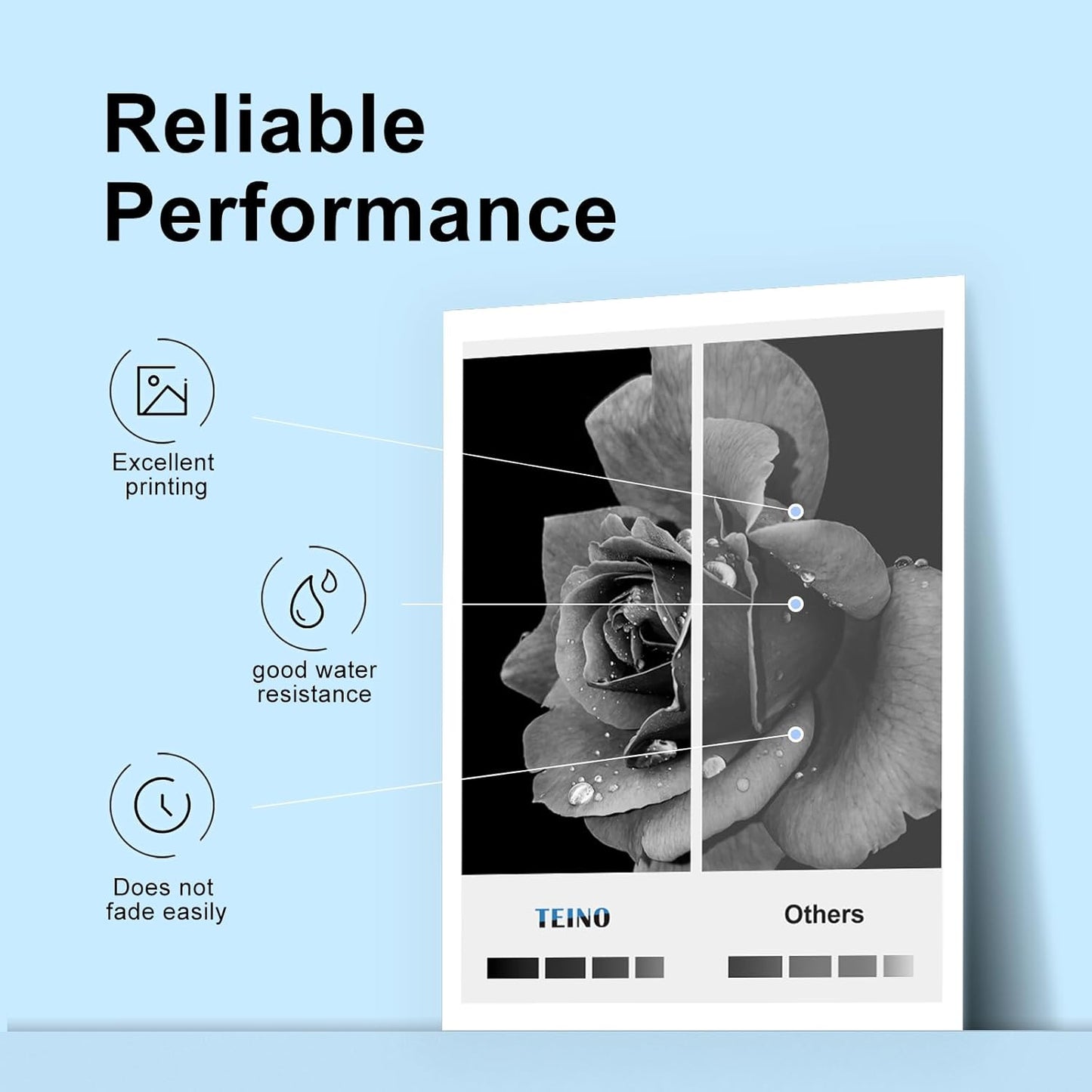 TEINO Remanufactured 63XL Ink Cartridge Replacement for HP OfficeJet 3830 4650 5255 5258 4655 4652 3833 Envy 4520 4512 DeskJet 1112 3630, Black, Tri-color, 2-Pack