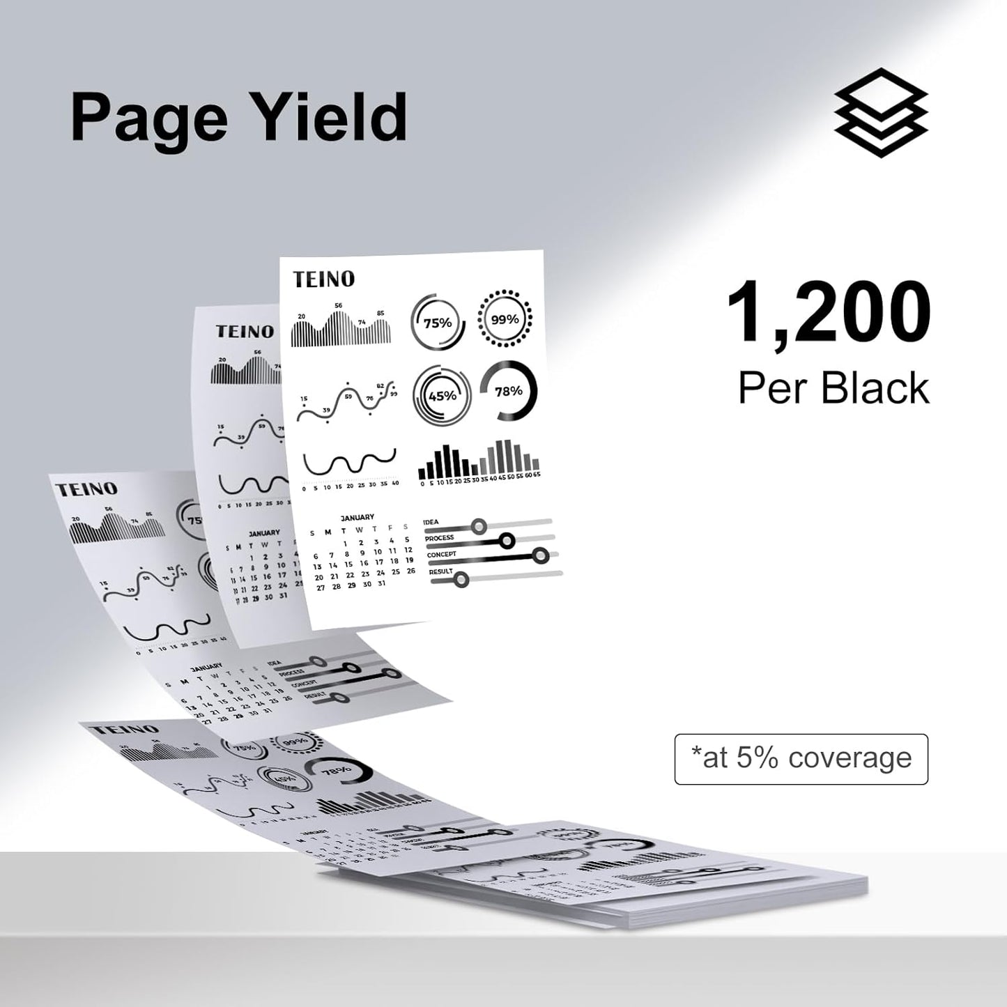 TEINO Remanufactured Ink Cartridge Replacement for Epson 702 702XL T702 T702XL use with Epson Workforce Pro WF-3720 WF-3730 WF-3733 (Black, 2-Pack)