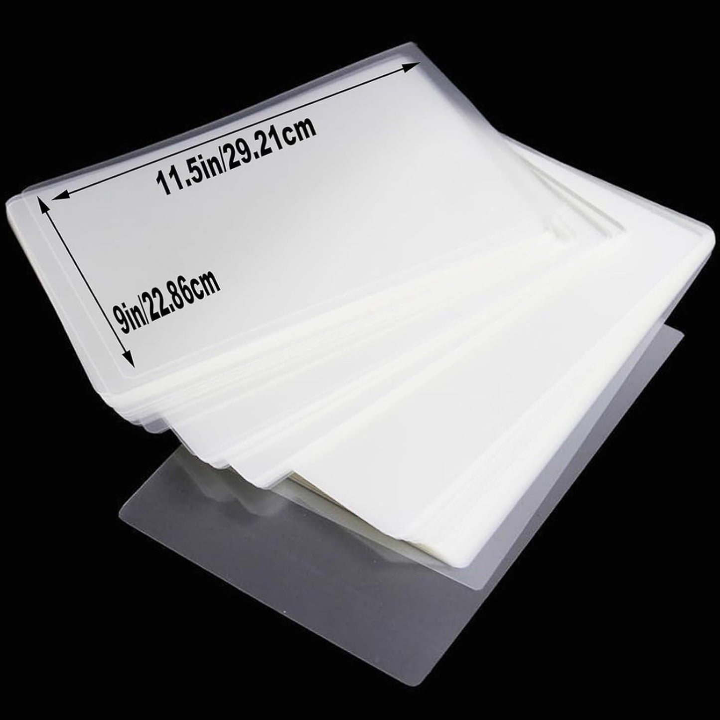 300 Pack Laminating Sheets, Clear 9 x 11.5 Inch Thermal Laminating Pouches for Thermal Laminator, 3 Mil Lamination Sheet Paper, Letter Size, HeatSeal