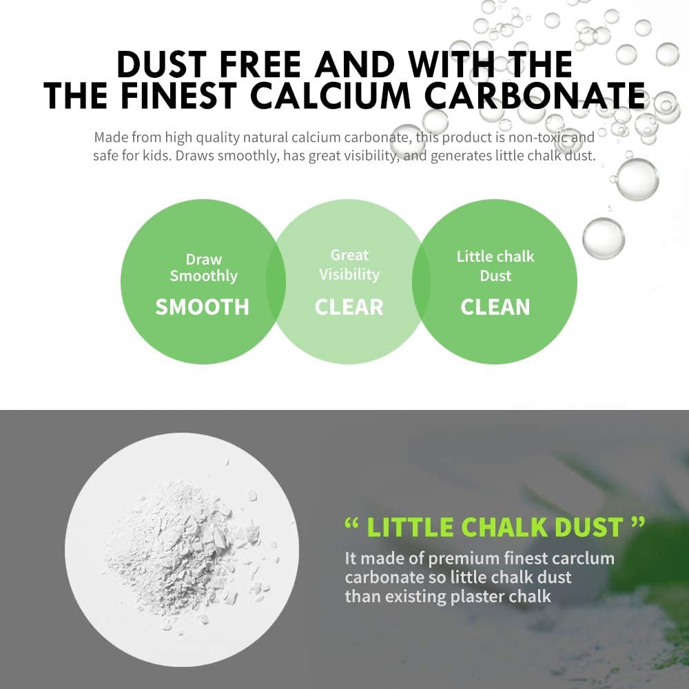 Hagoromo Fulltouch Color Chalk 1 Box [72 Pcs/3 Color Mix]