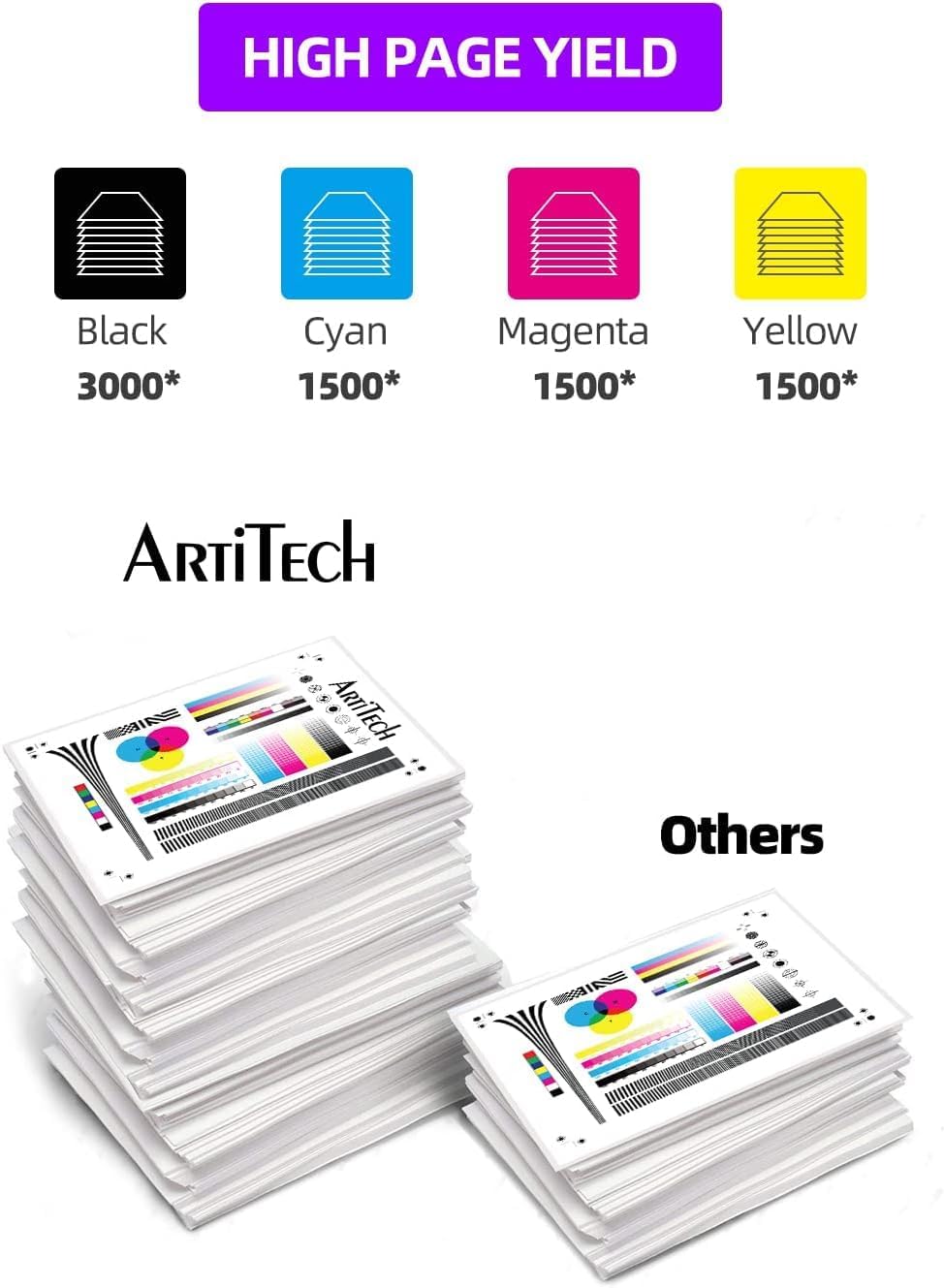 LC406 Ink Cartridges Compatible for Brother LC406 LC406XL Ink Cartridges Work for Brother MFC-J4335DW MFC-J4535DW MFC-J5855DW MFC-J6955DW MFC-J6555DW Ink (4 Pack)