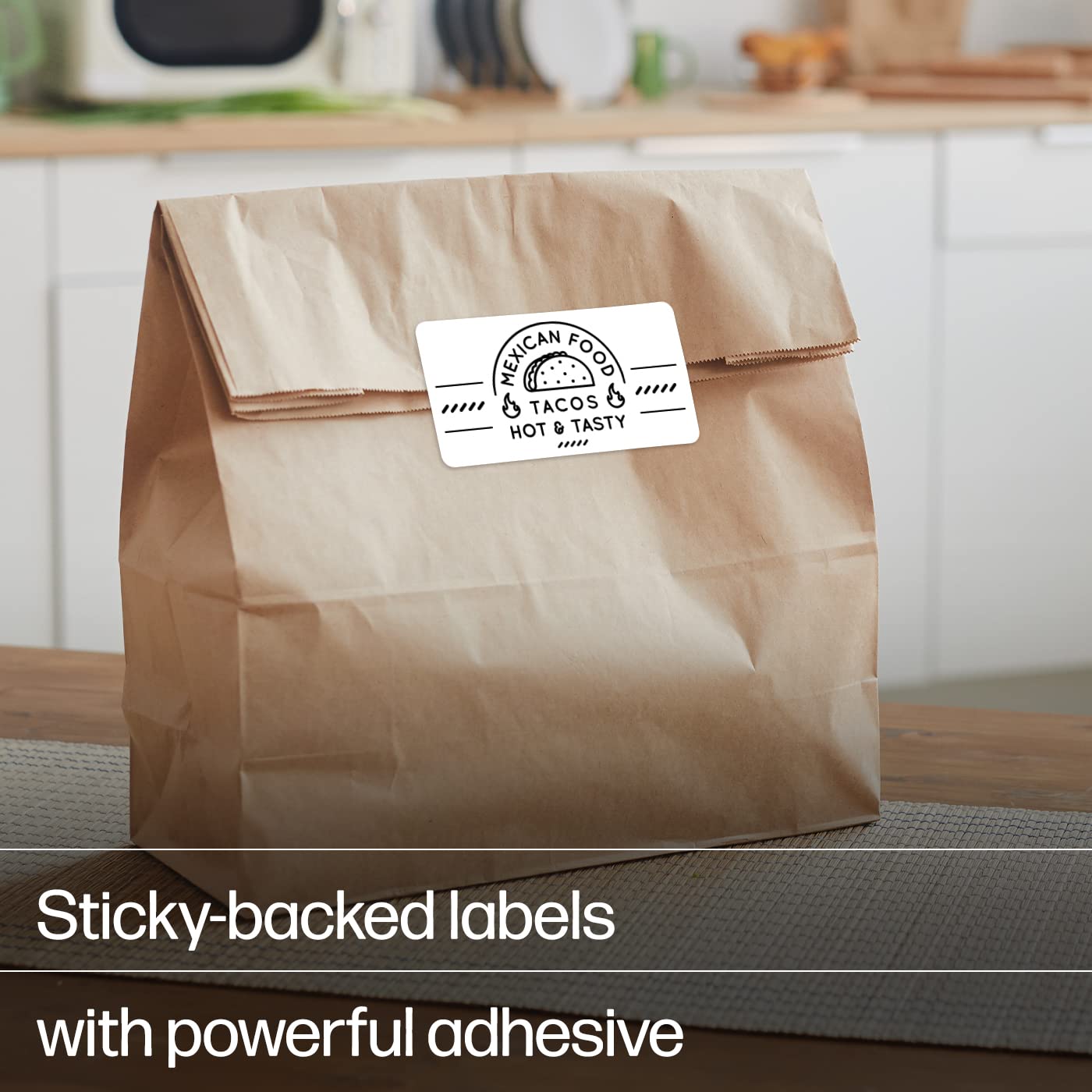 HP 4” x 2” Direct Thermal Shipping Labels, 2 Rolls, 735 Sheets per Roll, Multipurpose Thermal Labels for Personal or Business Use, Compatible with HP and Other Thermal Label Printers, White