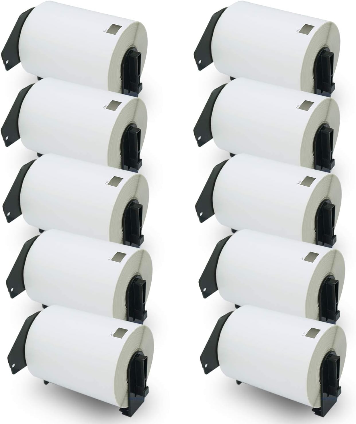 BETCKEY - Compatible Shipping Labels Replacement for Brother DK-1241 (4 in x 6 in), Use with Brother QL Label Printers [10 Rolls/2000 Labels]