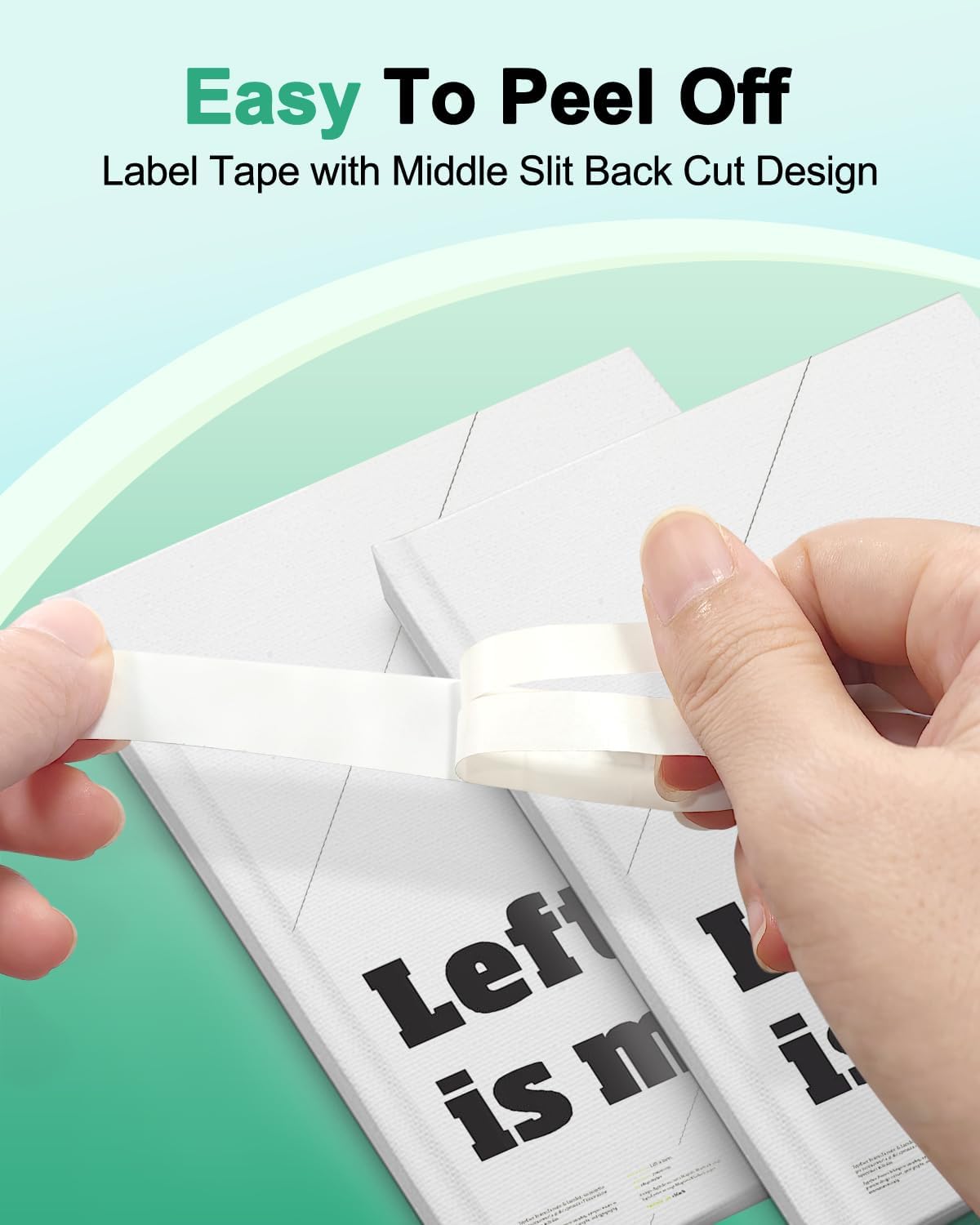 4PK Replacement for Brother TZe-241 Ptouch Label Tape 18mm 0.7 Laminated Tape for Brother PTD400 PTD410 PTD600, Black on White