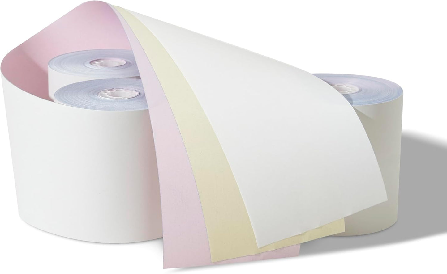 3" Carbonless 65' 3-ply Paper, 40 Rolls - Compatible with Star SP700, Epson M119 & More