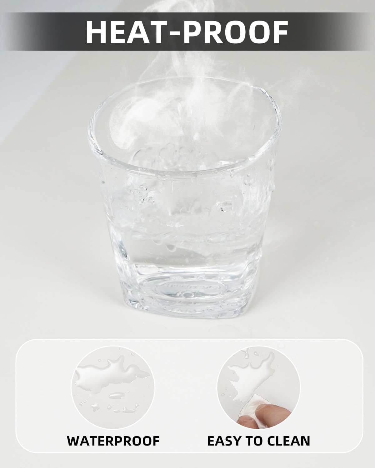 Extra Large Desk pad, Leather Desk Pad Protector,Office Desk Mat,Mouse Pad, Non-Slip Desk Blotter, Laptop Desk Pad, Waterproof Desk Writing Pad for Office&Home (Ivory White, 55" x 17")