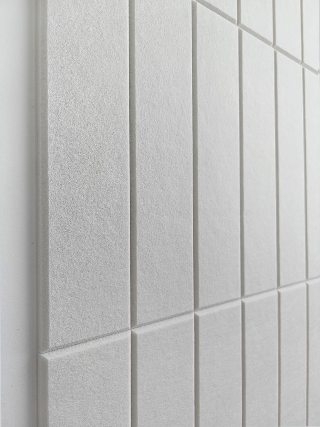 Large Cork Board Alternative - 12-Pack Felt Wall Tiles with Safe Removable Adhesive Tabs, Cork Wall Tiles Bulletin Board Home Office Essentials - Warm White