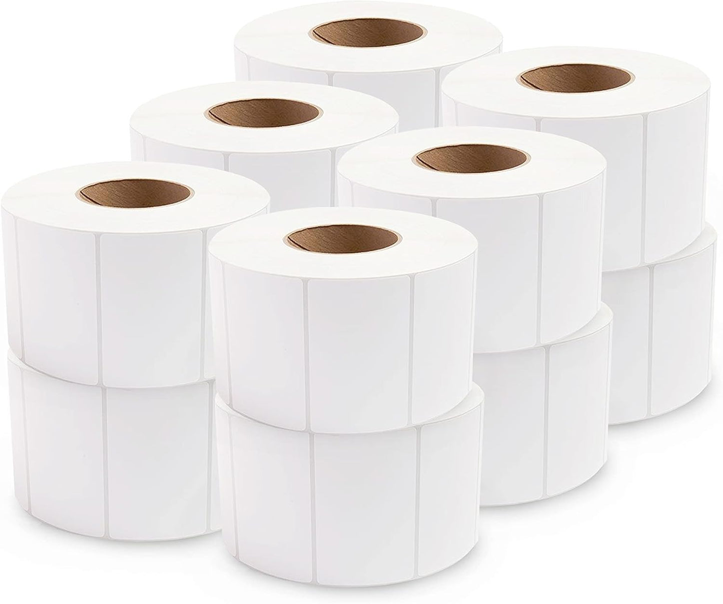 enKo [12 Rolls, 7440 Labels] 4 x 2-1/2 inches Direct Thermal Labels, FBA Stickers, FNSKU Label Compatible for Zebra/Eltron