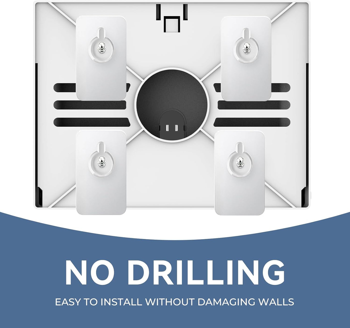 Paper Towel Dispenser Wall Mount, Adhesive No Drilling Multifold Trifold C Fold Commercial Hand Towel Dispenser,Black