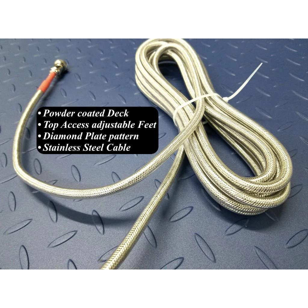 SellEton SL-5x7-2.5K-NN 60" x 84" Heavy-Duty, Industrial Floor Scale, Metal Indicator | 2,500 lbs x 0.5 lb