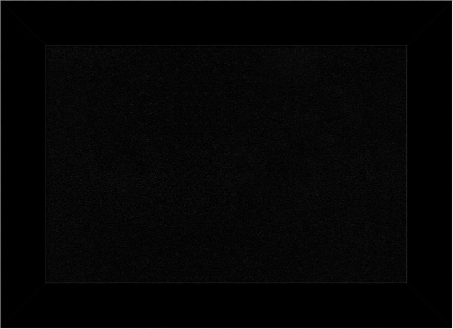 Amanti Art Black Cork Board for Wall, 21x29 Vision Board with Black Wood Frame, Medium Corkboard Office Decor for Home Organization, Casual Corkboard Pinboard to Display Items for Home Organization