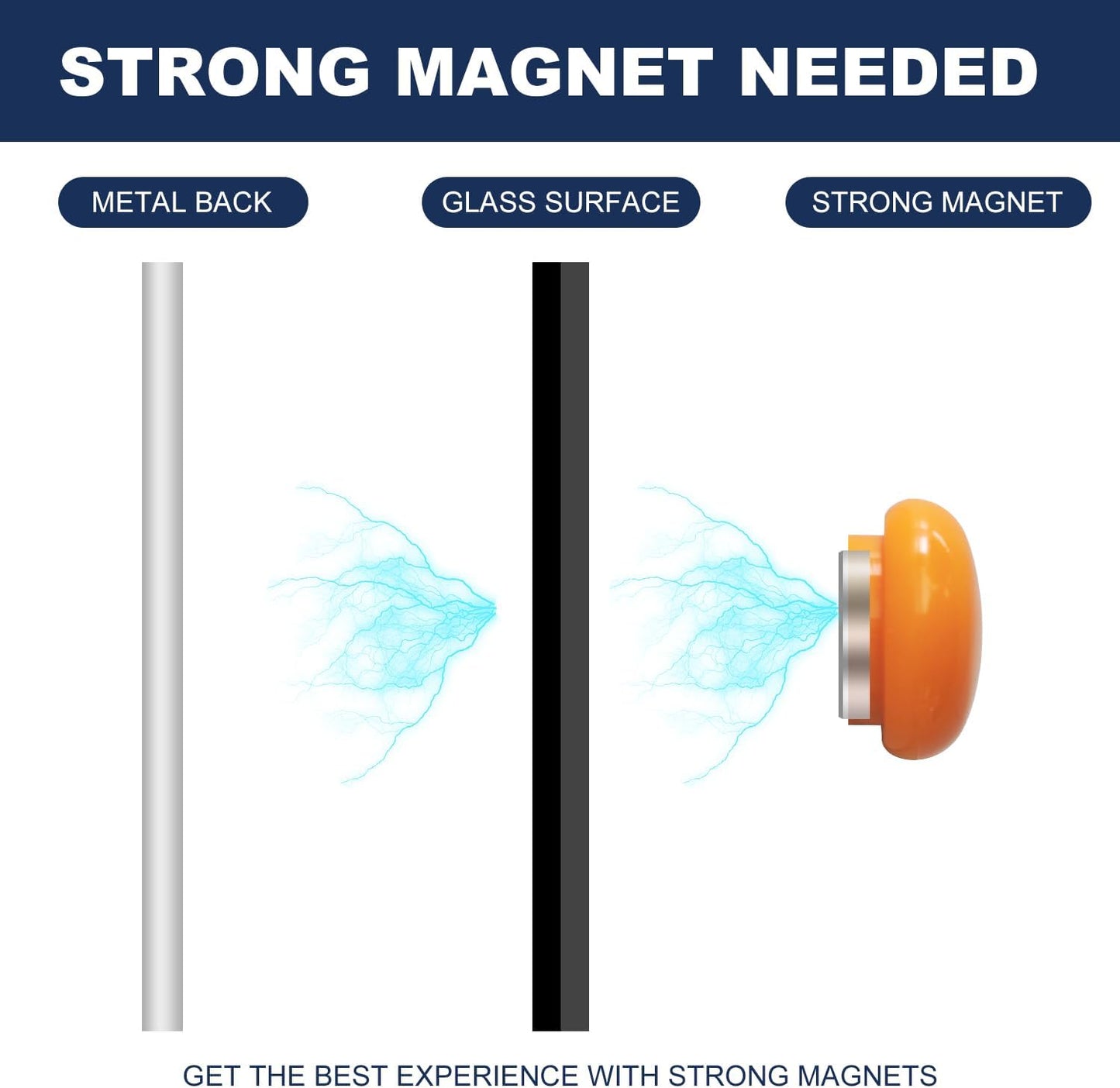 TSJ OFFICE Glass Dry-Erase Board - 36 x 24 Inches Wall Mounted Black Glass Magnetic Whiteboard, Frameless Large White Board for Office, Home & School