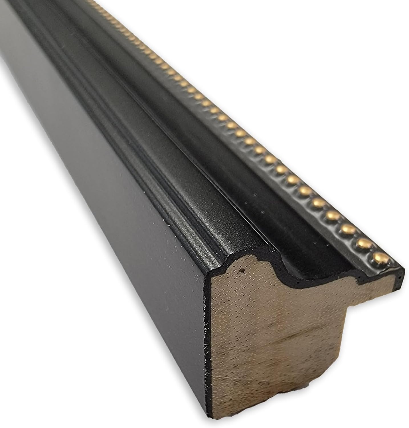 Amanti Art Black Cork Board for Wall, 13x31 Vision Board with Black Wood Frame, Medium Corkboard Office Decor for Home Organization, Traditional Corkboard Pinboard to Display Items for Home