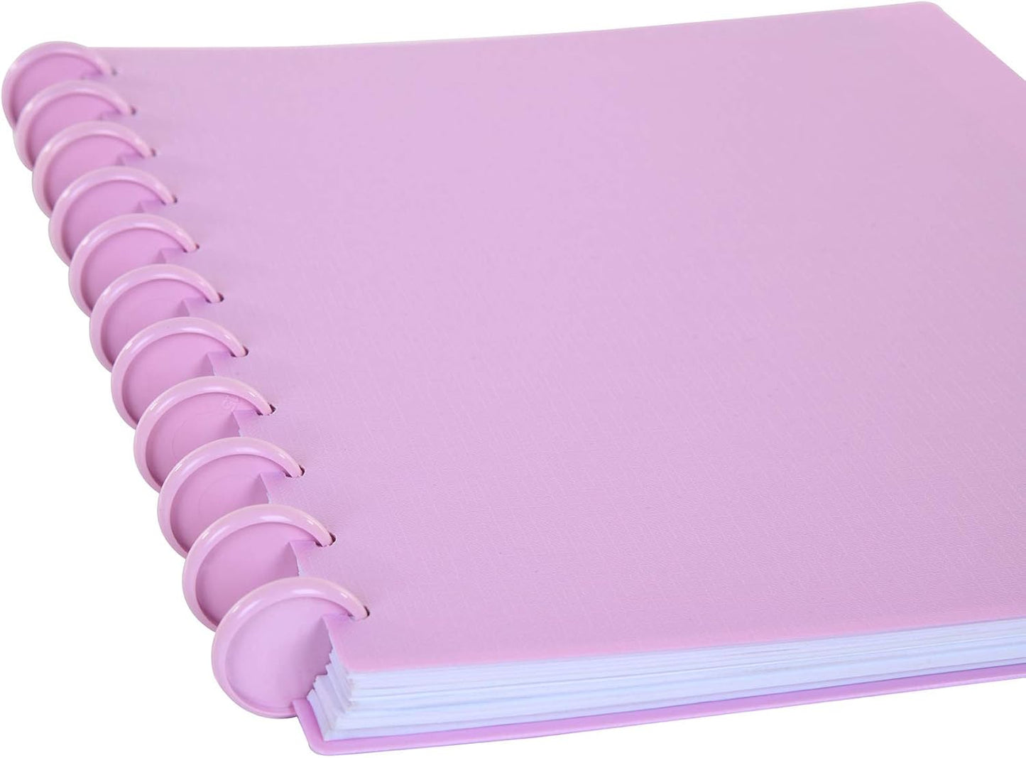 Talia Discbound Notebooks, Planner, Customizable, (Spring Pink w/Spring Pink Discs, Letter (8.5in x 11in))