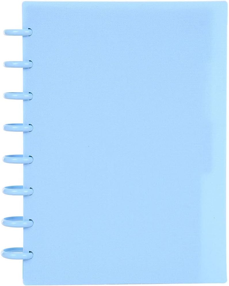 Talia Discbound Notebooks, Planner, Customizable, (Arctic Ice w/Arctic Ice Discs, Junior (5.5in x 8.5in))