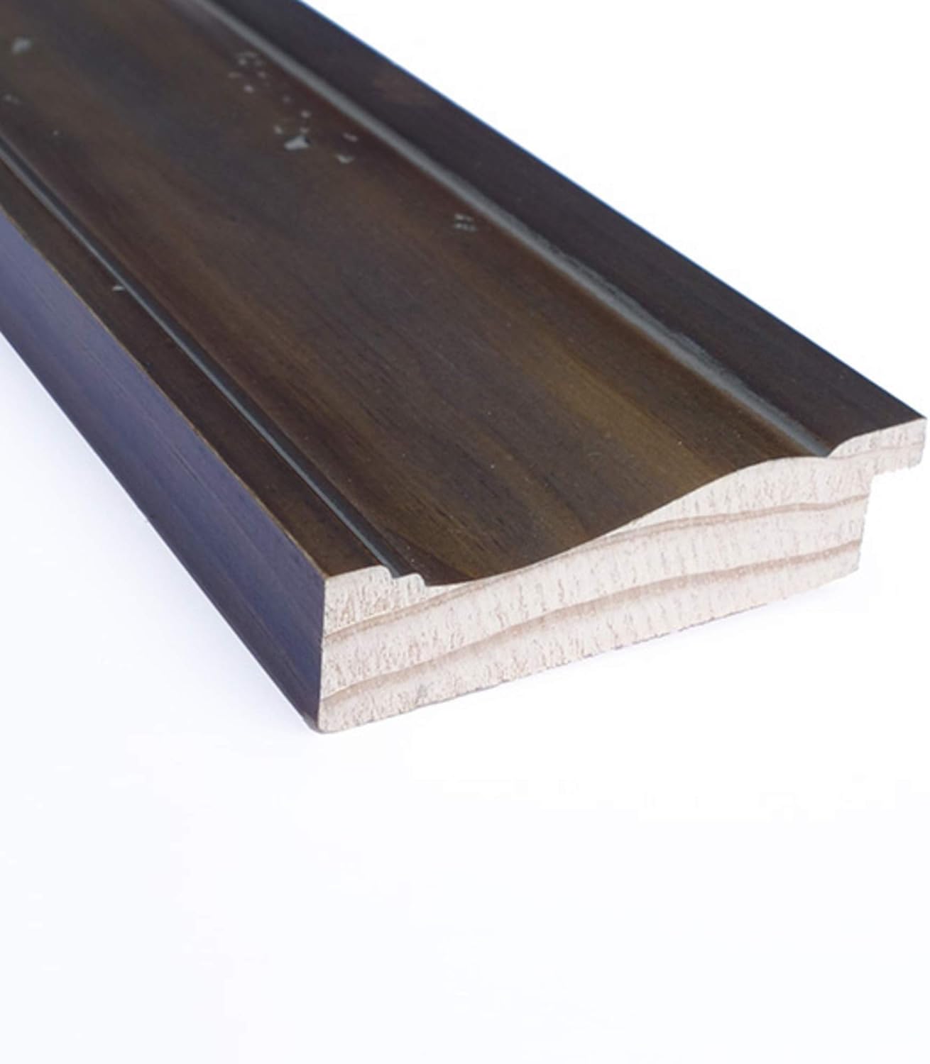 Amanti Art Natural Cork Board for Wall, 17x35 Vision Board with Brown Wood Frame, Medium Corkboard Office Decor for Home Organization, Country Rustic Corkboard Pinboard to Display Items for Home