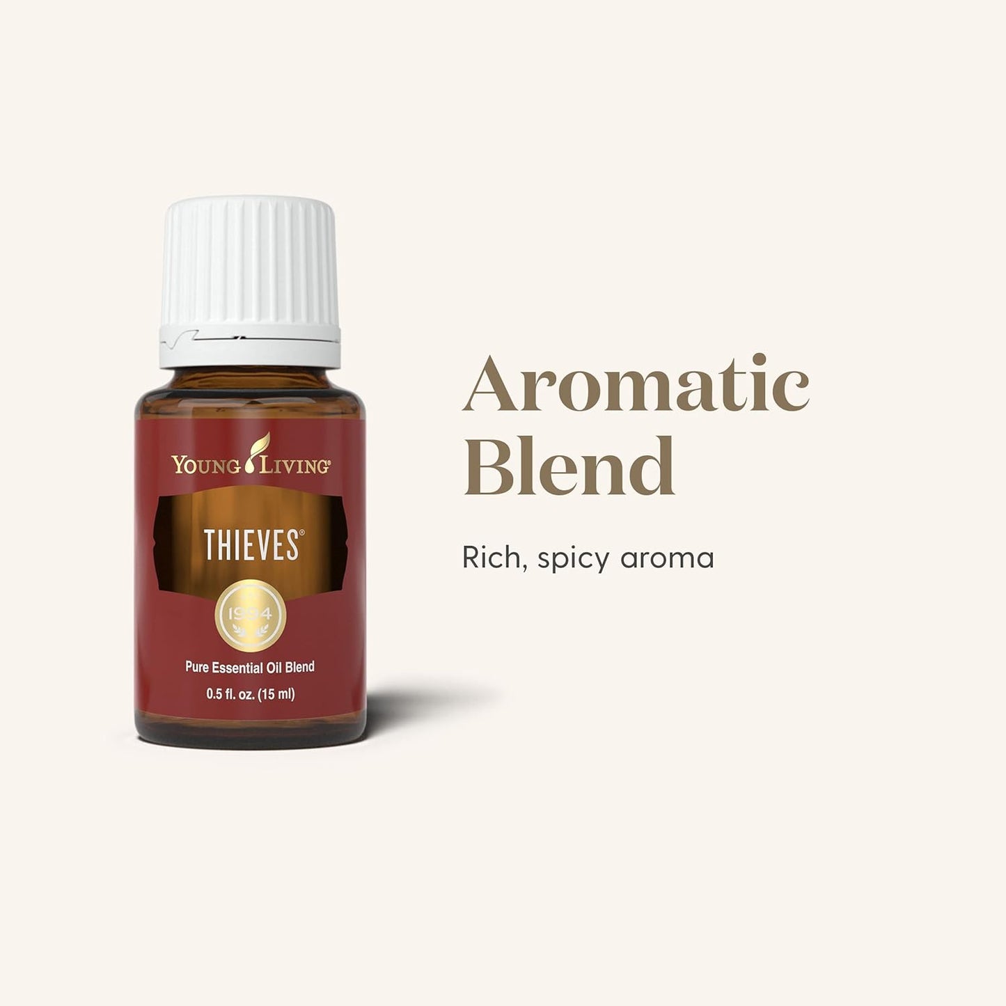 Young Living Thieves Hand Sanitizer – Essential Oil-Infused, Plant-Based, Quick-Drying, 7.6 fl oz