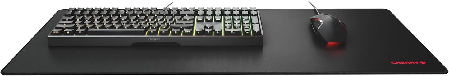 Cherry MP 2000 Premium Mousepad XXL. Waterproof for Home Office or Gaming. Large Anti-Slip Desk Mat. Easy Roll Up for Transport. 31x13 in