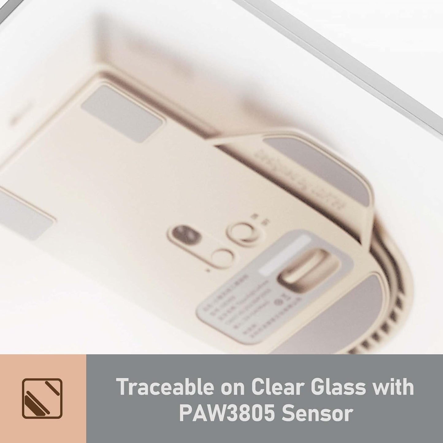 LOFREE Touch PBT Wireless Mouse with USB Receiver, Bluetooth, Wired Connection, Rechargeable, 4000 DPI with OLED Screen Compatible with Glass Surface for Mac Windows PC Notebook/Tofu White 2025