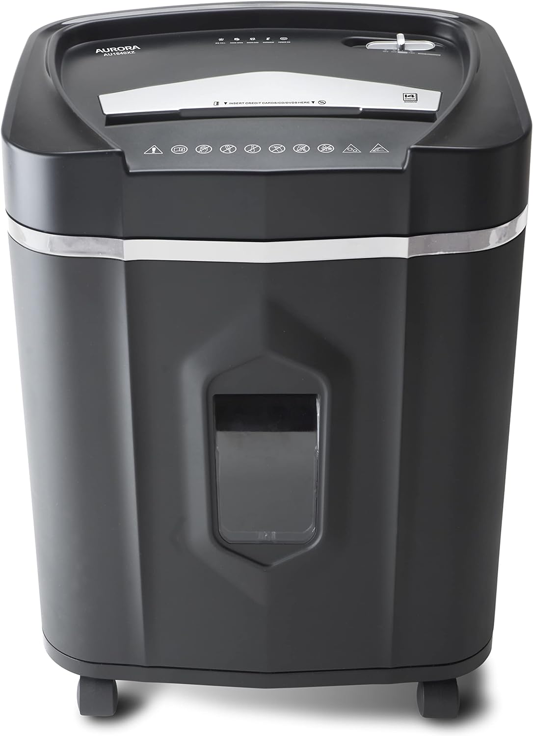 Aurora Anti-Jam 16-Sheet Crosscut Paper/CD and Credit Card Shredder/ 5-Gallon pullout Basket 30 Minutes Continuous Run Time