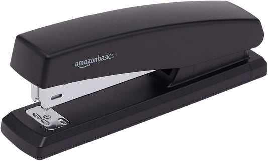 Amazon Basics Stapler Value Pack Including Staples and Staple Remover, 3-Pack, Black