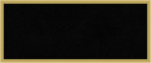 Amanti Art Black Cork Board for Wall, 13x31 Vision Board with Gold Wood Frame, Medium Corkboard Office Decor for Home Organization, Modern Contemporary Corkboard Pinboard to display items for home