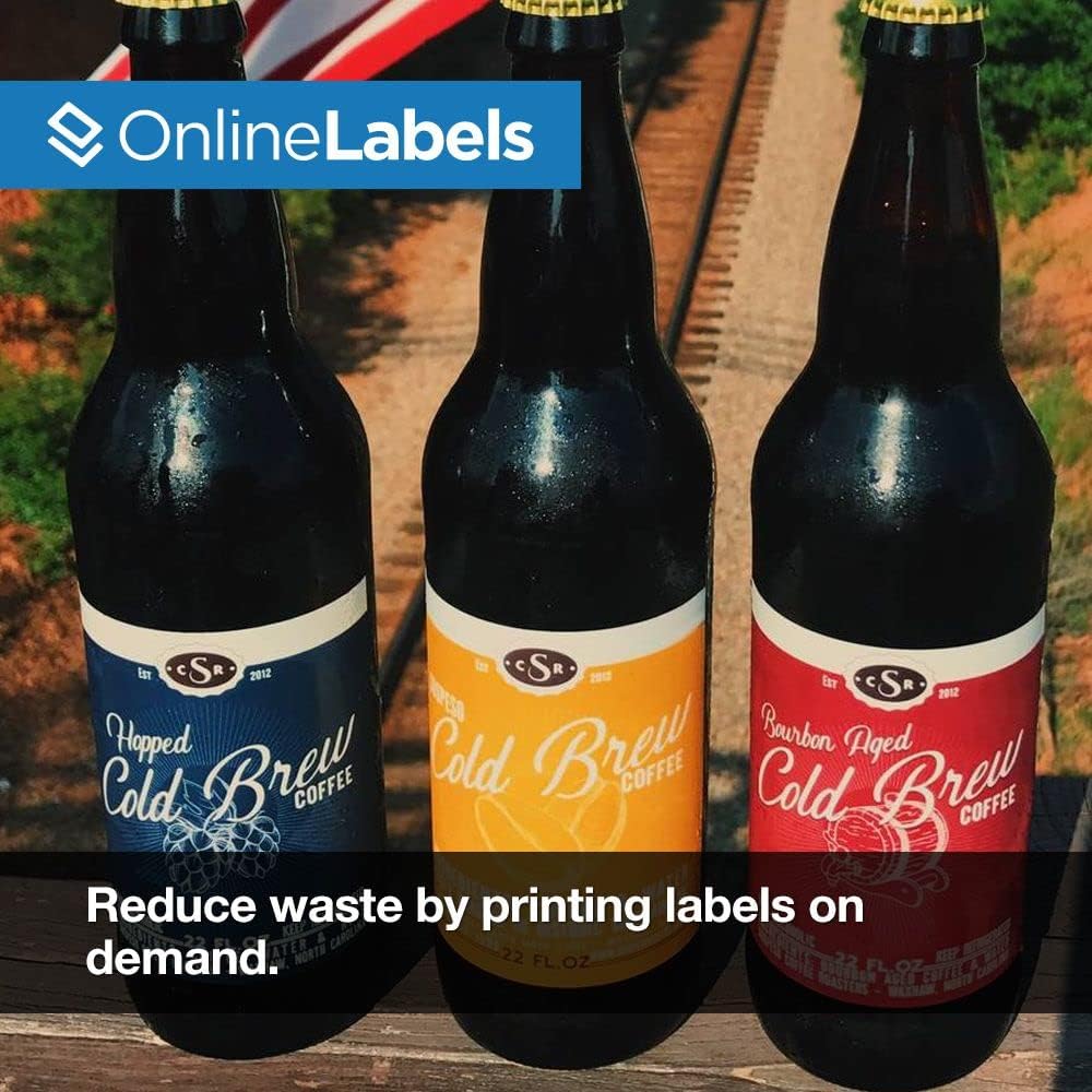 4 x 4 Square Label - Pack of 2,000 Labels, 500 Sheets - Inkjet/Laser Printer - Online Labels
