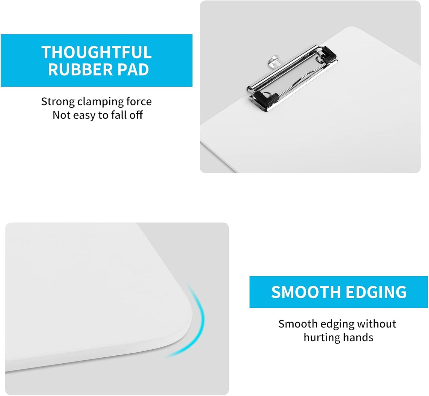 Personalized Double-Sided Custom Clipboard - Add Your Photo, Text - Simple Fashion Clipboard for Paper Documents, Notebooks, Magazines, Photos, Stamps