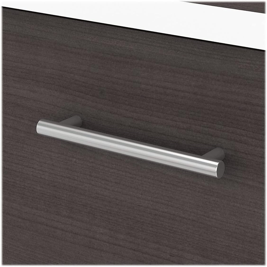 Bush Furniture 2 Drawer Lateral File Cabinet, Letter and Legal-Size Document Storage for Home or Professional Office, Somerset Collection, White and Storm Gray