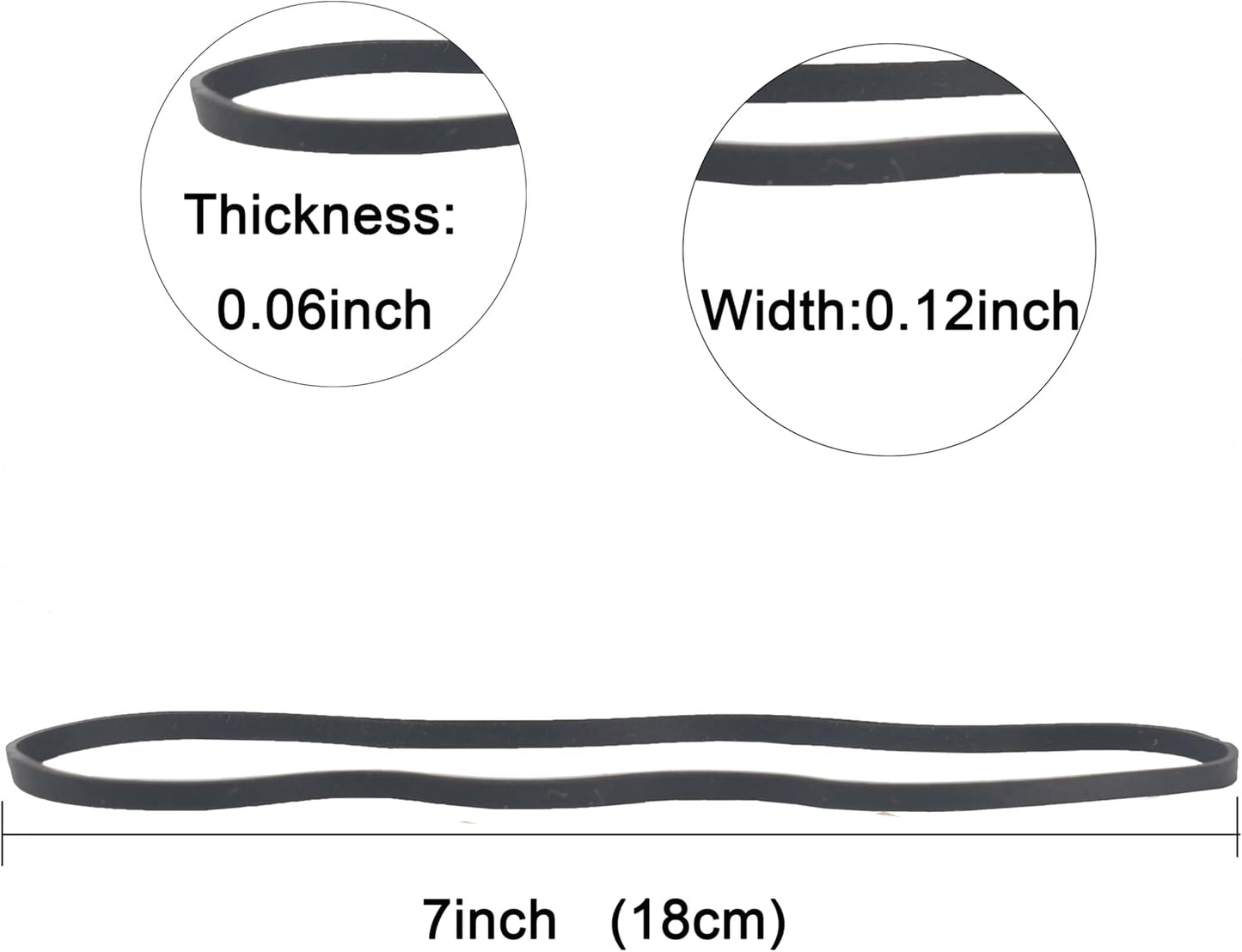 Rubber Bands Garbage Can Bands Elastic Large Size #117B 120 Pcs Trash Can Rubber Bands Elastics Bands 7 inch Assorted Color For Office Supplies Home